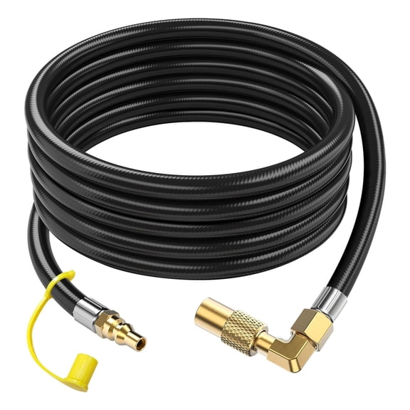 Improved Propane Quick Connect Hose for Rv to Grill, 18FT RV Propane Hose with Blackstone Propane Adapter, Fit for Blackstone 22 Inch Griddle & 17 Grill