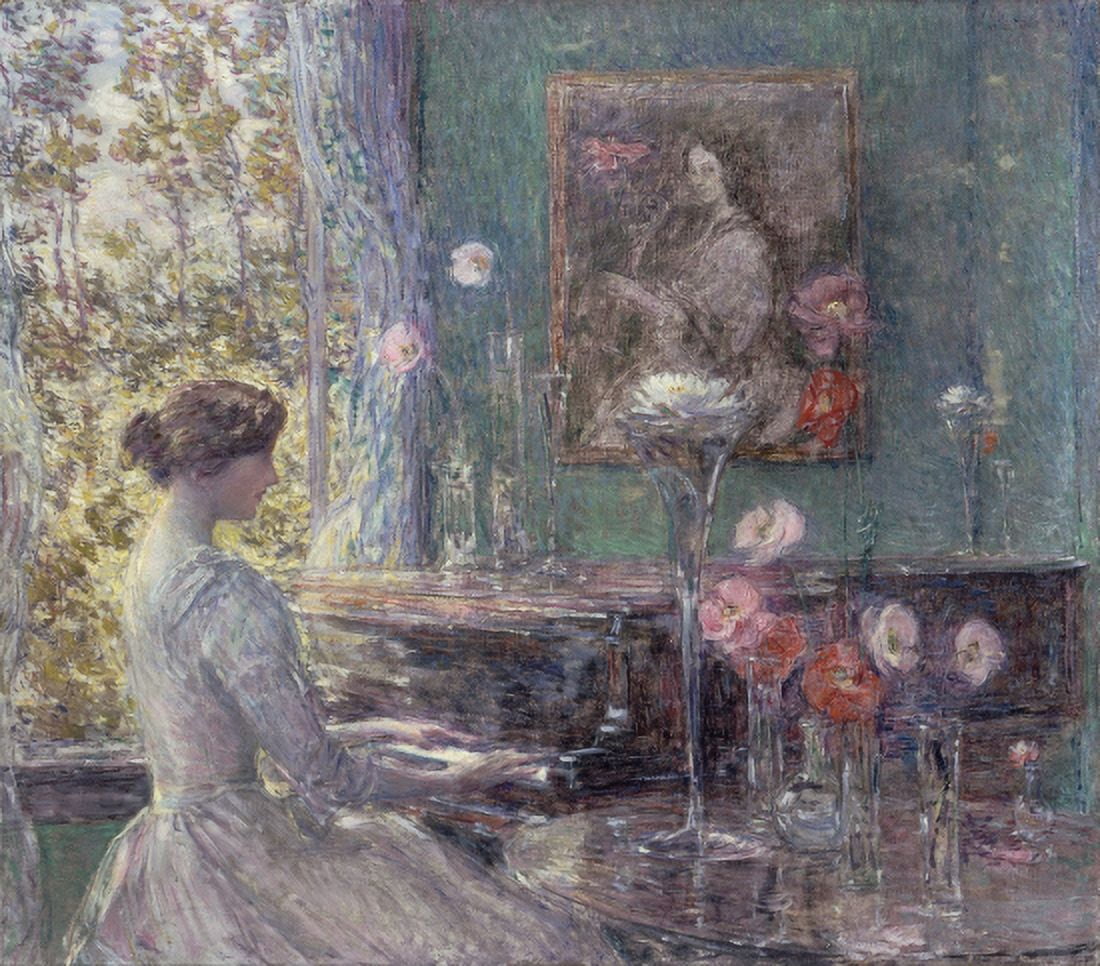 Improvisation Canvas Art - Childe Hassam (24 x 36)