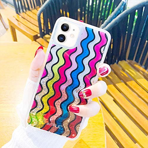 Imprue iPhone 12 Pro Max Phone Case - Hard Phone Cover Compatible with iPhone Screen Size 6.7 Inches - Durable Slim Soft Case - Rainbow of Love