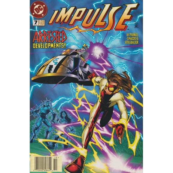 Impulse #7 (Newsstand) VF ; DC Comic Book