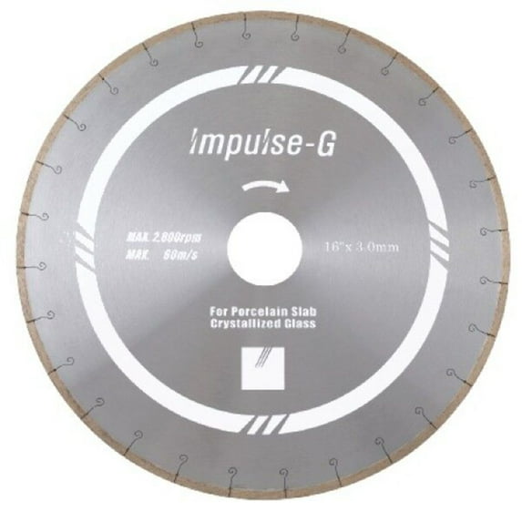 Impulse-G 16" Bridge Saw Blade for Porcelain Slab and Crystallized Glass