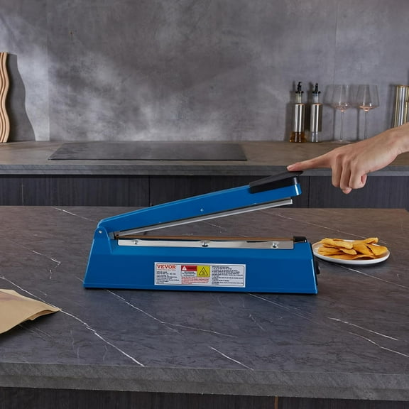 Impulse Sealer 12inch, Manual Heat Seal  with Adjustable Heating , Portable Poly Bag Sealer for Plastic Mylar PE PP Bags