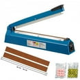 Impulse Sealer 16 inch, Manual Heat Seal Machine with Adjustable