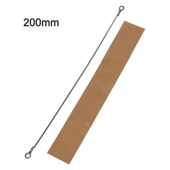 Impulse Sealer Replacement Heat Wire Element Strip Kit for 200mm 300mm 400mm Manual Plastic Bag Sealing Machine with High Temperature Cloth Heat Wires(200mm)