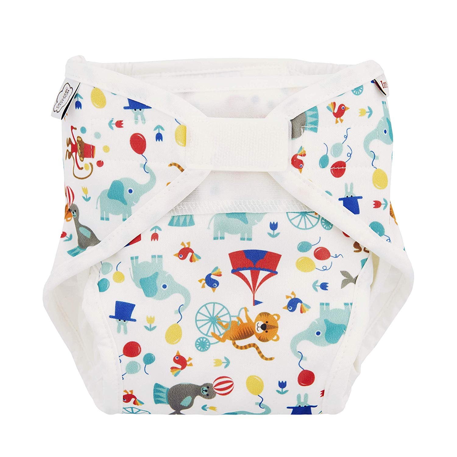 ImseVimse Organic All in One Cloth Diaper Circus, L 24-35 lbs
