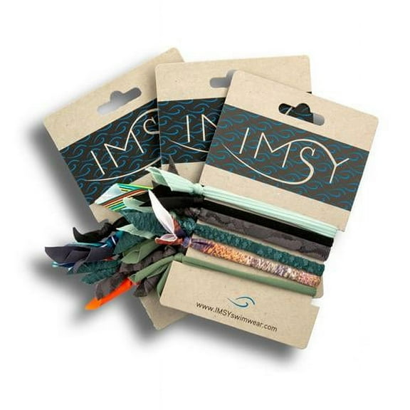 Imsy Swimwear Hair Ties, Assorted Color - Pack of 6