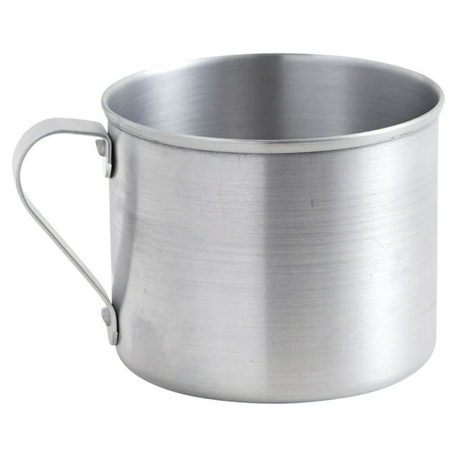 Imusa 0.7 Quart Capacity Aluminum Mug for Stovetop Use or Camping, Silver