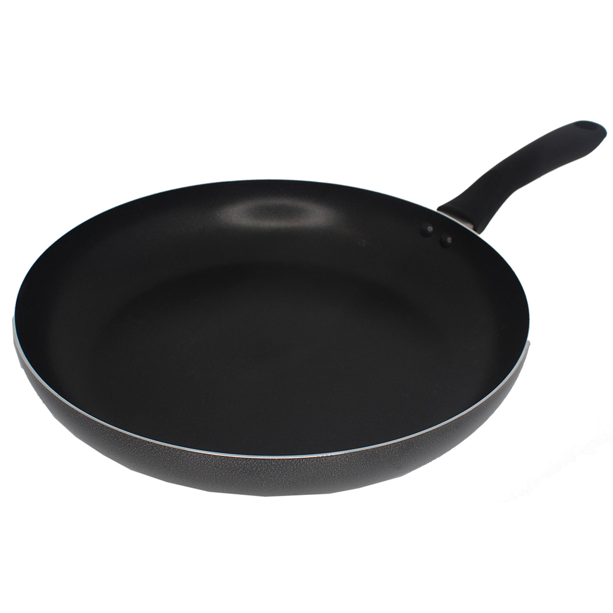 Black 10" Nonstick Aluminum Sauté Pan with Soft-Touch Handle