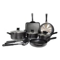 thumbnail image 1 of Imusa 12 Piece Hammered Nonstick Charcoal Cookware Set, 1 of 13