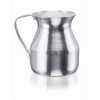 Water Pitcher - Round - Polished Stainless Steel - 33oz. - 1 Count Box