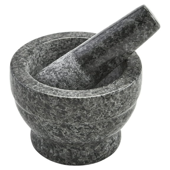 IMUSA 3.75in Polished Granite Mortar & Pestle