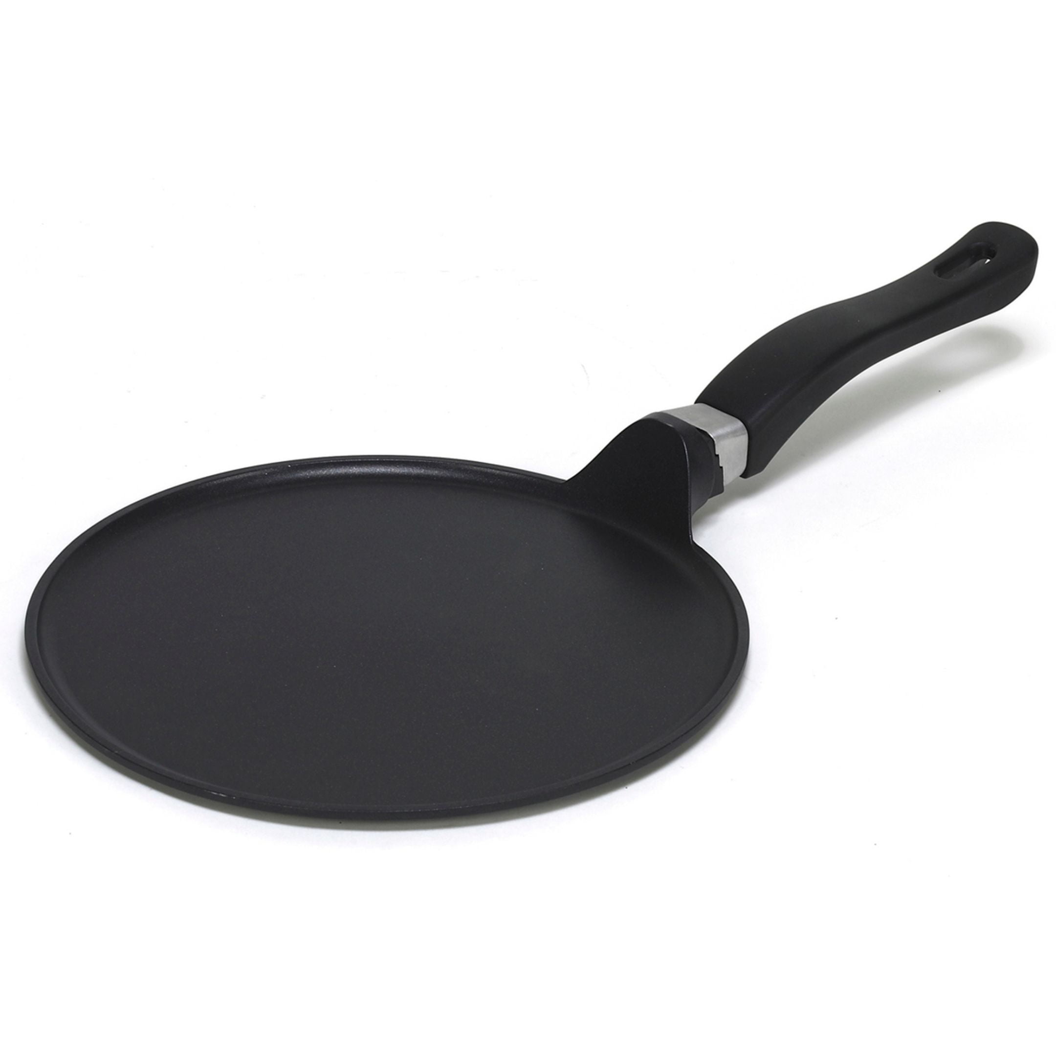 Imusa 9.5 inch Nonstick Cast Aluminum Comal with Bakelite Handle, Black