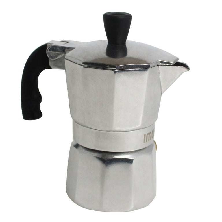 Stovetop Moka Pot, Glass Top Electric Stove Moka Coffee Pot with  Transparent Lid and Stainless Steel Base for Induction Ceramic Gas Electric  Stovetops