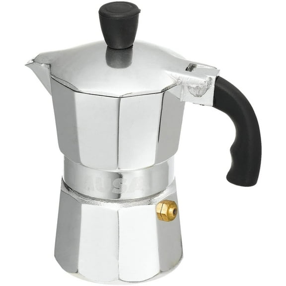 Imusa Aluminum Espresso Maker Stovetop, 1 Cup