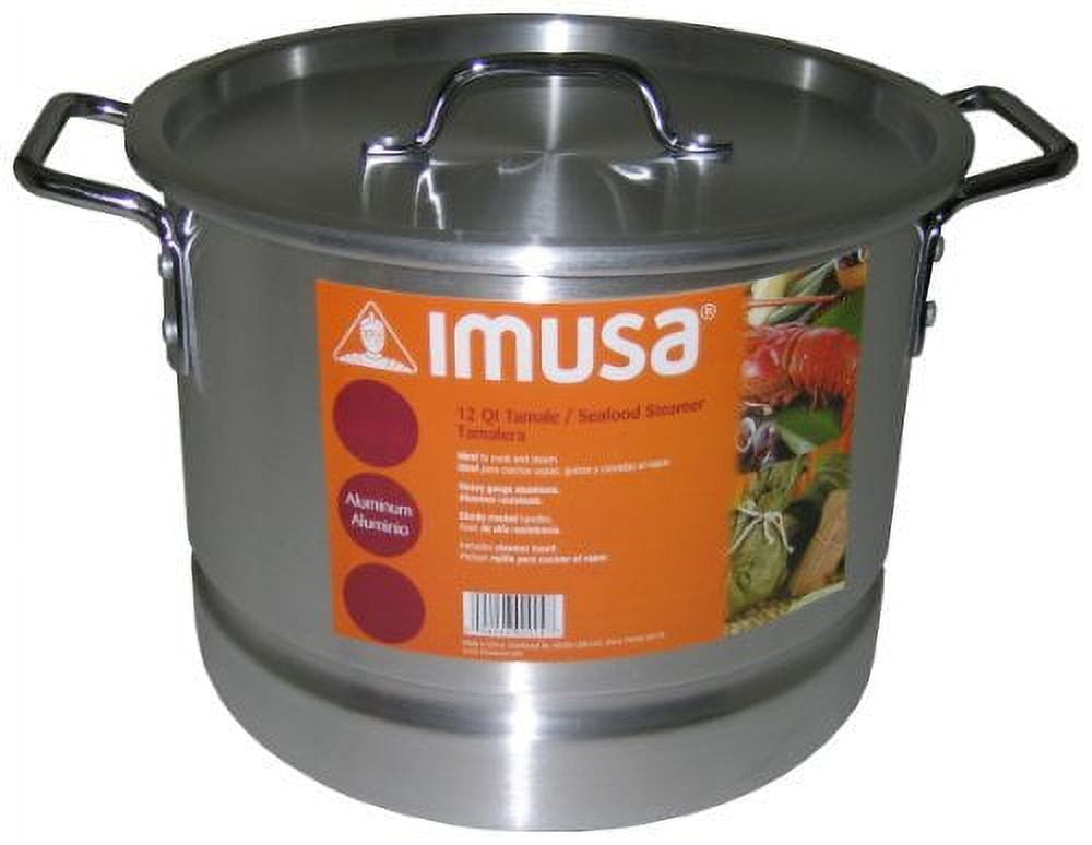 Imusa MEXICANA-24 Steamer, 12 Quart, Aluminum, 3 Piece Set - Win Depot