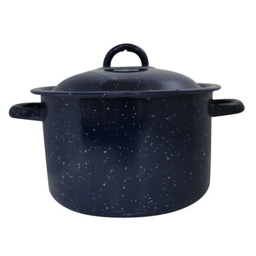 IMUSA 6.0qt Enamel Stock Pot, Blue