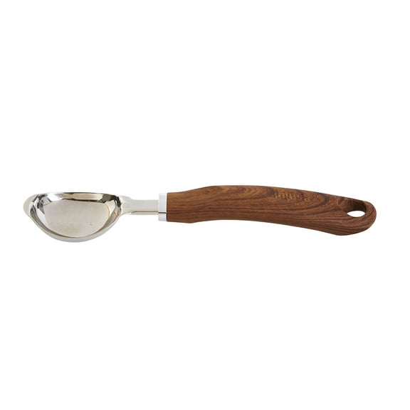 IMUSA Chef WL Stainless Steel Ice Cream Scoop with Wood Look Handle