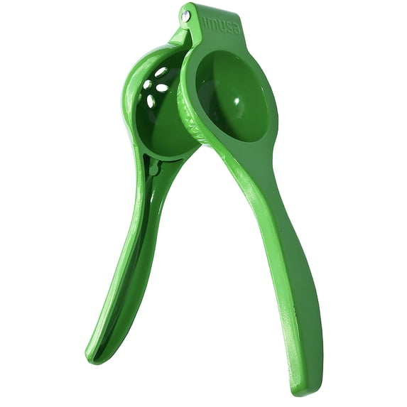 IMUSA 12pc Shelf Display Cast Aluminum Lime Squeezer, Green