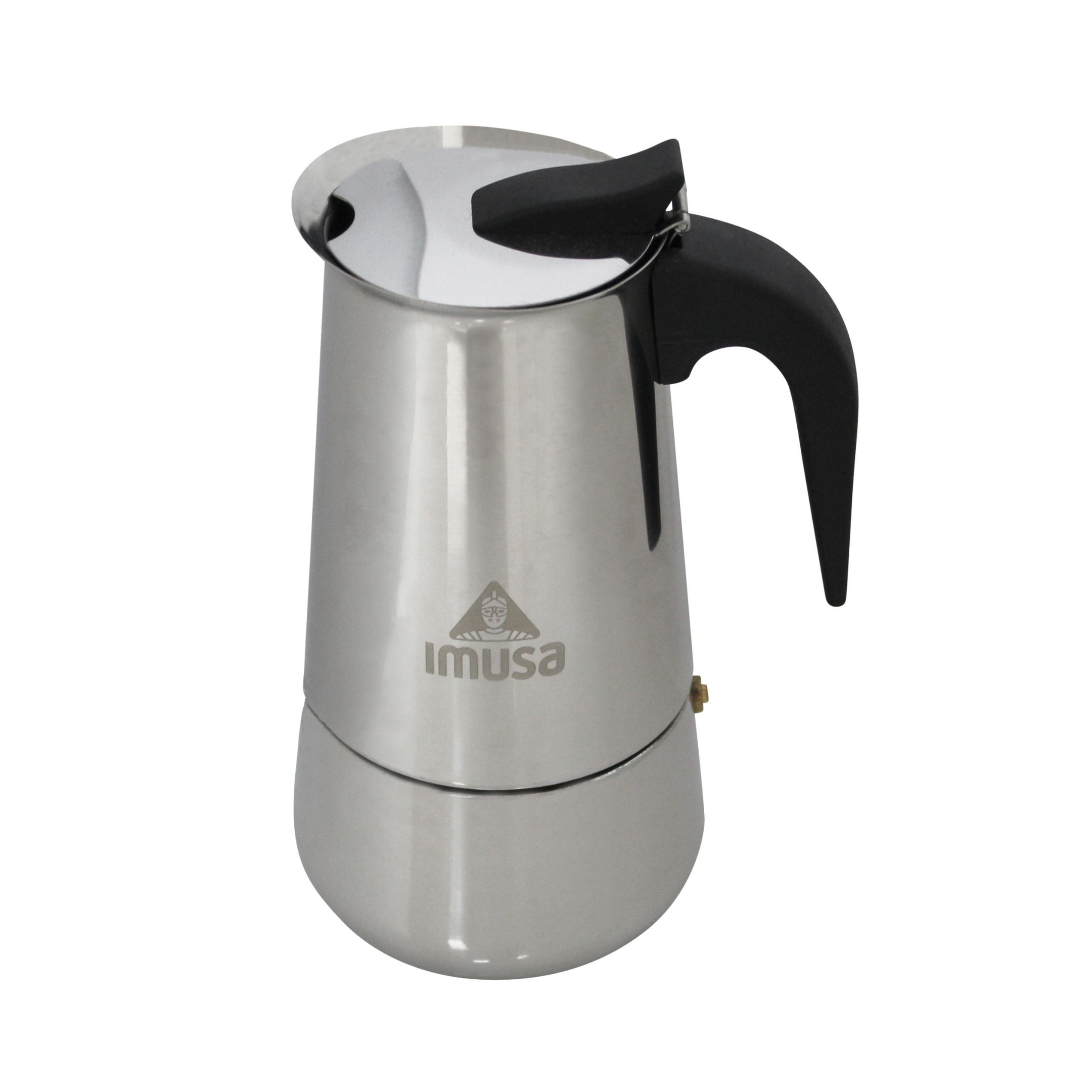  Imusa USA Aluminum Stovetop 6-cup Espresso Maker (B120