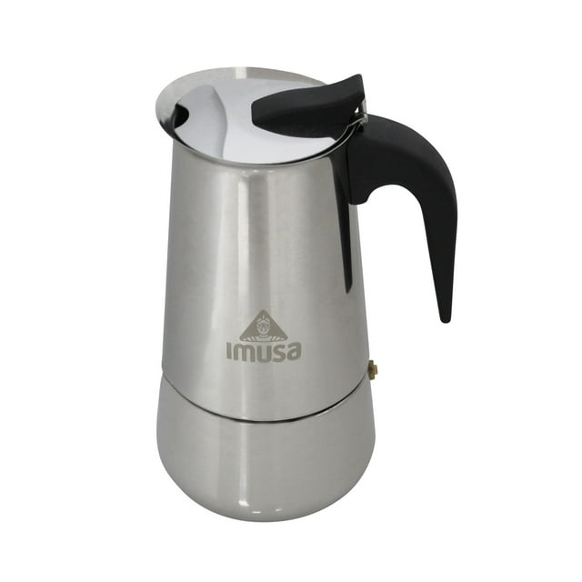 Imusa New 6 Cup Stainless Steel Stovetop Espresso Coffeemaker