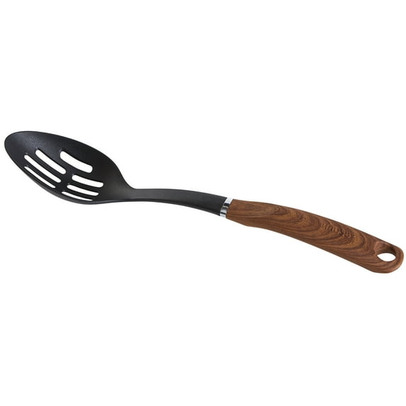 IMUSA Chef WL Slotted Spoon with Wood Look Handle