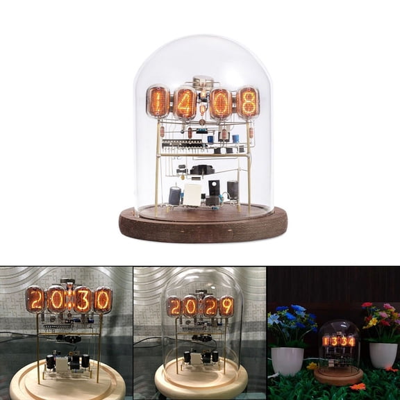 In-12 Nixie Tube Clock Digital Tube Clock Punk Digital Tube Led Clock Diy Kit B