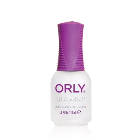 In A Snap Quick-Dry Topcoat by Orly for Women - 0.6 oz Nail Polish