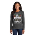 thumbnail image 1 of In A World Full Of Be A Griswold Ugly Christmas Womens Long Sleeves, Black Heather, X-Large, 1 of 5