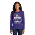 thumbnail image 1 of In A World Full Of Be A Griswold Ugly Christmas Womens Long Sleeves, Purple, Large, 1 of 5