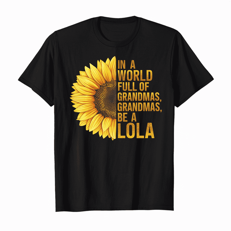Sunflower In A World Full Of Grandmas Be A Nonna T-Shirt Sunflower In A World Full Of Grandmas Be A Nonna T-Shirt