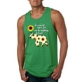 thumbnail image 1 of In A World Where You Can Be Anything Be Kind Inspirational/Christian Mens Graphic Tank Top, Kelly, Small, 1 of 3