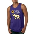 thumbnail image 1 of In A World Where You Can Be Anything Be Kind Inspirational/Christian Mens Graphic Tank Top, Purple, Small, 1 of 3