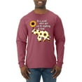 thumbnail image 1 of In A World Where You Can Be Anything Be Kind Inspirational/Christian Mens Long Sleeve Shirt, Vintage Heather Red, X-Large, 1 of 3