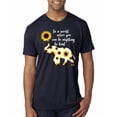 thumbnail image 1 of In A World Where You Can Be Anything Be Kind Inspirational/Christian Mens Premium Tri Blend T-Shirt, Vintage Navy, Medium, 1 of 3