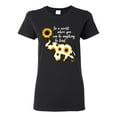 thumbnail image 1 of In A World Where You Can Be Anything Be Kind Inspirational/Christian Womens Graphic T-Shirt, Black, Small, 1 of 3