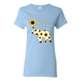thumbnail image 1 of In A World Where You Can Be Anything Be Kind Inspirational/Christian Womens Graphic T-Shirt, Light Blue, Large, 1 of 3