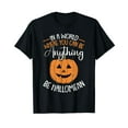 thumbnail image 1 of In A World Where You Can Be Anything Lazy Halloween Costume T-Shirt, 1 of 5