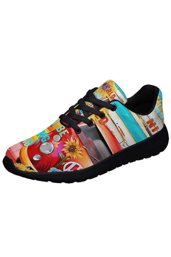 In A World You Can Be Anything Be Kind Shoes Sneakers for Women Men Black Size 13