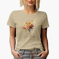 thumbnail image 1 of In All Things, Give Thanks with Fall or Autumn Leaves, Thanksgiving Day Art Merch Gift, Tan T-Shirt, Large, 1 of 5