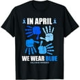 thumbnail image 1 of In April We Wear Blue Child Abuse Prevention Awareness Month T-Shirt, 1 of 4