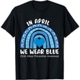 thumbnail image 1 of In April We Wear Blue Cool Child Abuse Prevention Awareness T-Shirt, 1 of 2