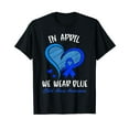 thumbnail image 1 of In April We Wear Blue For Child Abuse Awareness Cute Heart T-Shirt, 1 of 5