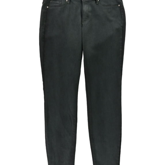 In Awe Of You Womens Kiss Me Super Skinny Fit Jeans, Green, 30 Regular