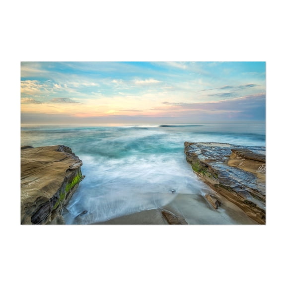 In Between - San Diego California Photography Coast Ocean Waves Beach Landscape Nature Scenic Unframed Wall Art Print 4 x 6 inches