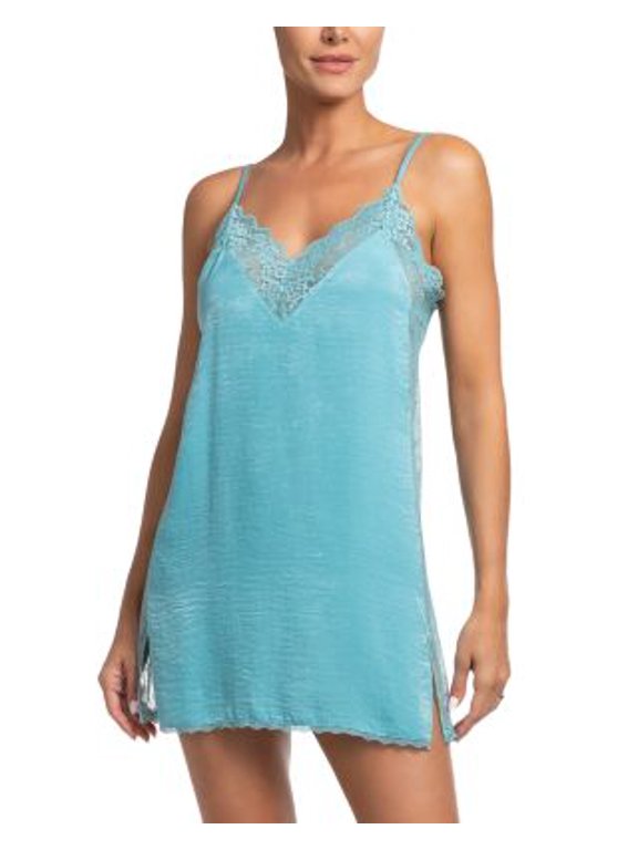 In Bloom by Jonquil Shimmer Satin Chemise Small S NWT