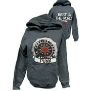 E.W.S. In CM Punk We Trust Gray Pullover Hoody Sweatshirt XL