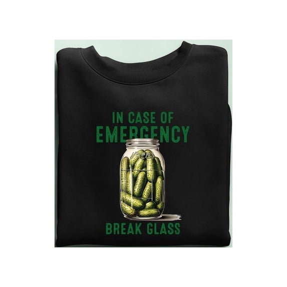 In Case Of Emergency Break Glass Sweatshirt Women's -SmartPrintsInk Designs