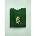 thumbnail image 1 of In Case Of Emergency Break Glass Sweatshirt Women's -SmartPrintsInk Designs, 1 of 4