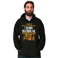 thumbnail image 1 of In Case of Zombie Outbreak Eat Candy Unisex Plus Fleece Graphic Hoodie Brisco Brands 2X, 1 of 3