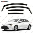 thumbnail image 1 of In-Channel Window Visors for Toyota Corolla Sedan 2020 2021 2022 2023 2024，Rain Guards Sun Shields Window Deflector Wind Vent Visors，4PCS, 1 of 13